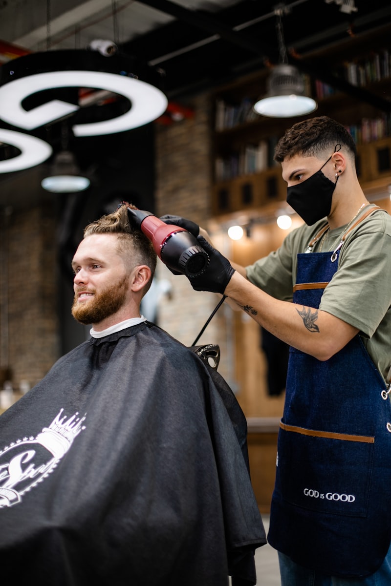 Textured Crop Barbearia Paiva