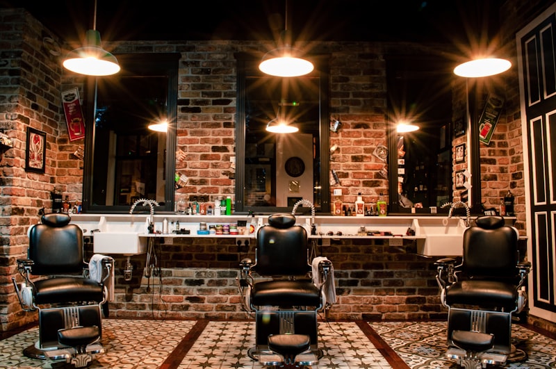 Interior Barbearia Paiva